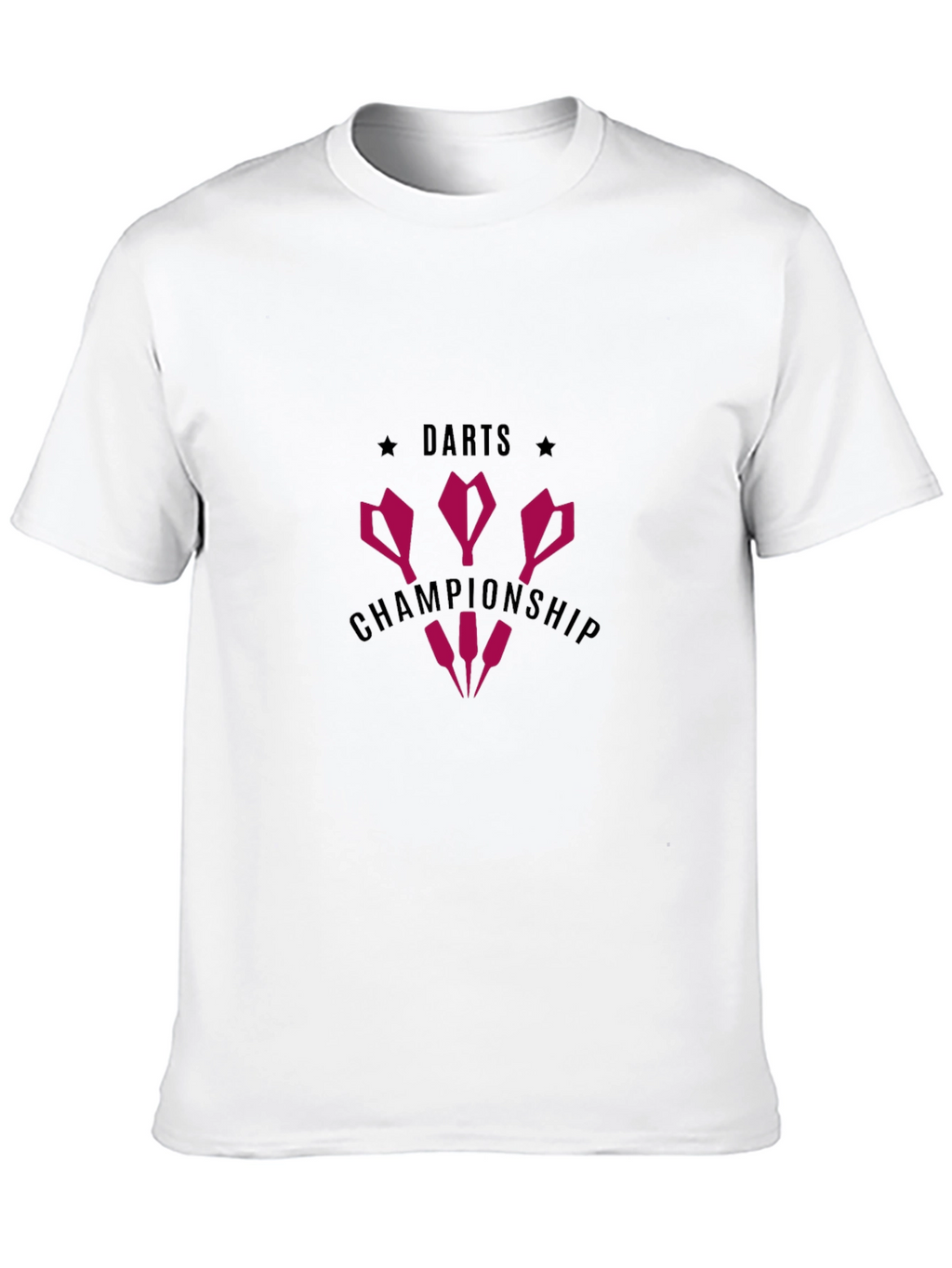 Darts Championship Graphic T-Shirt - Black