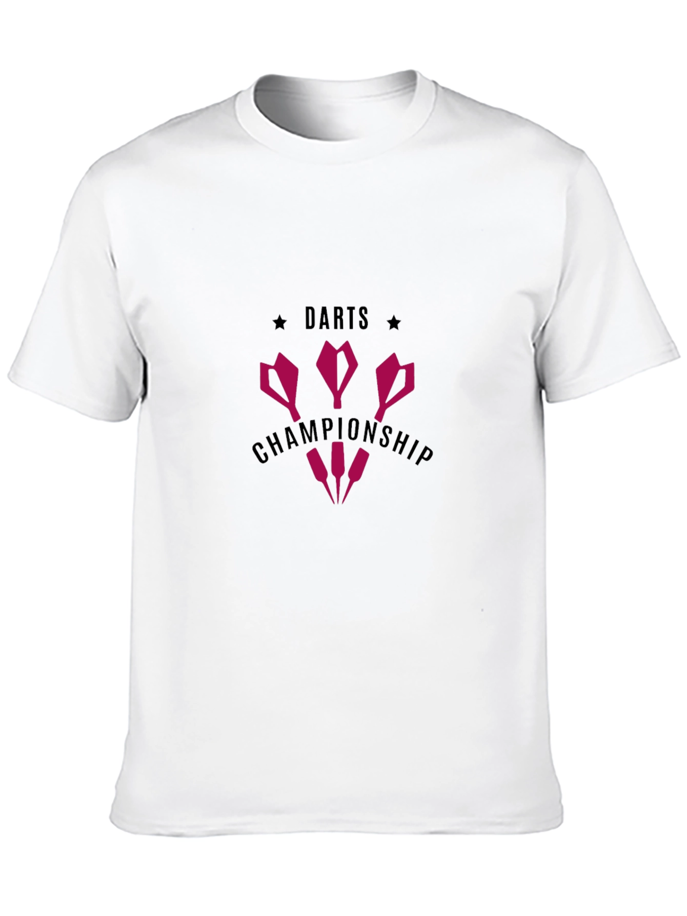 Darts Championship Graphic T-Shirt - Black