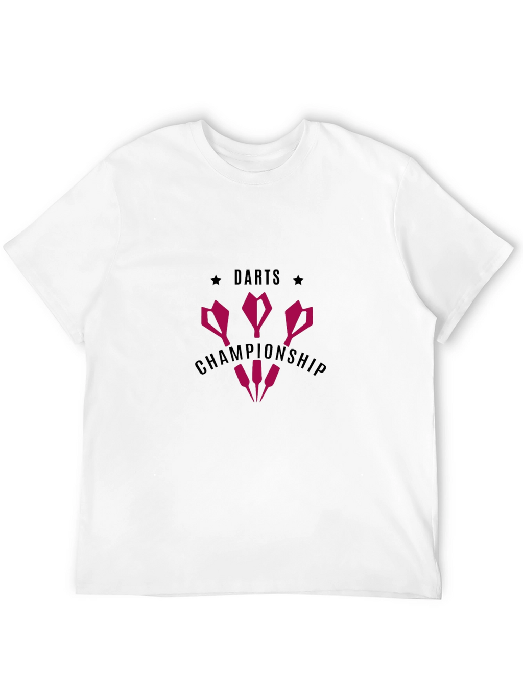 Darts Championship Graphic T-Shirt - Black