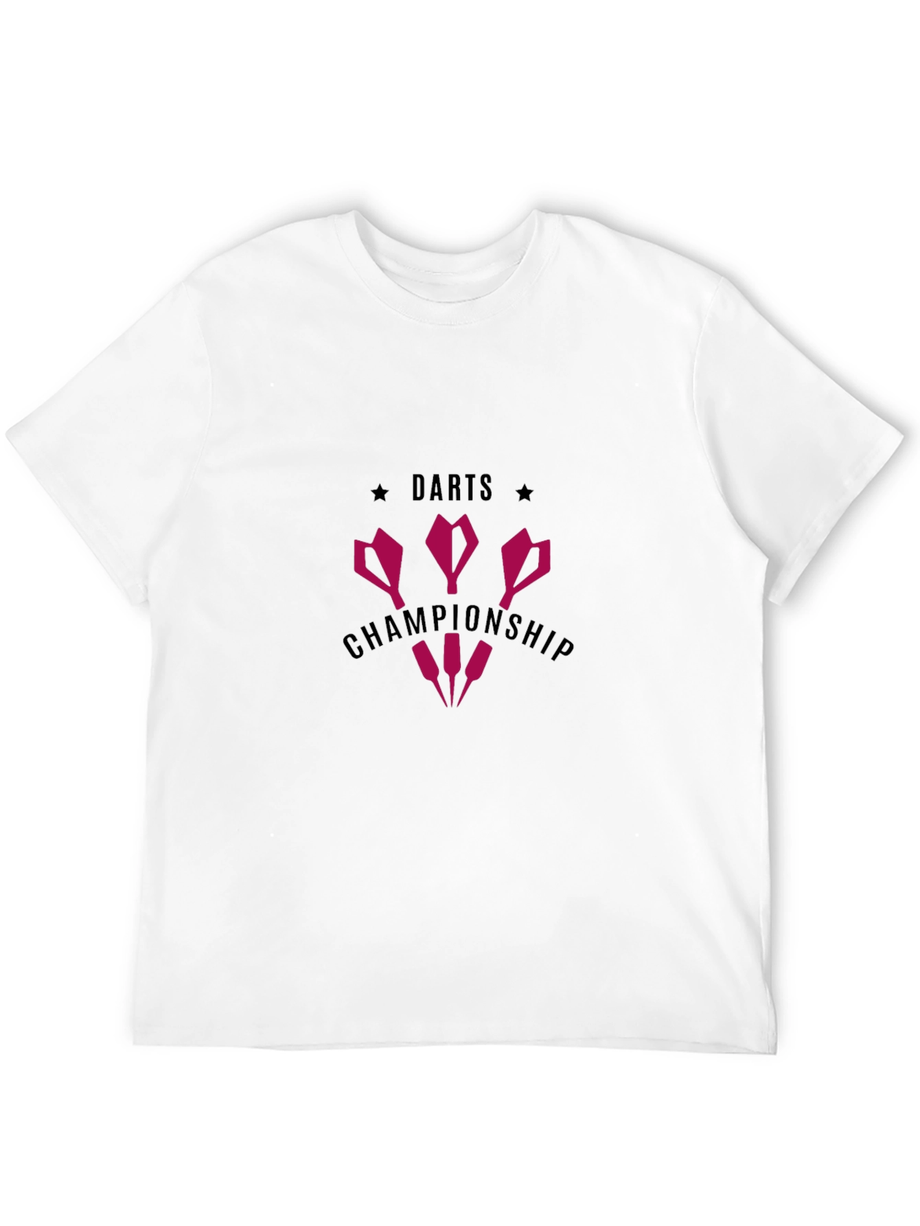 Darts Championship Graphic T-Shirt - Black