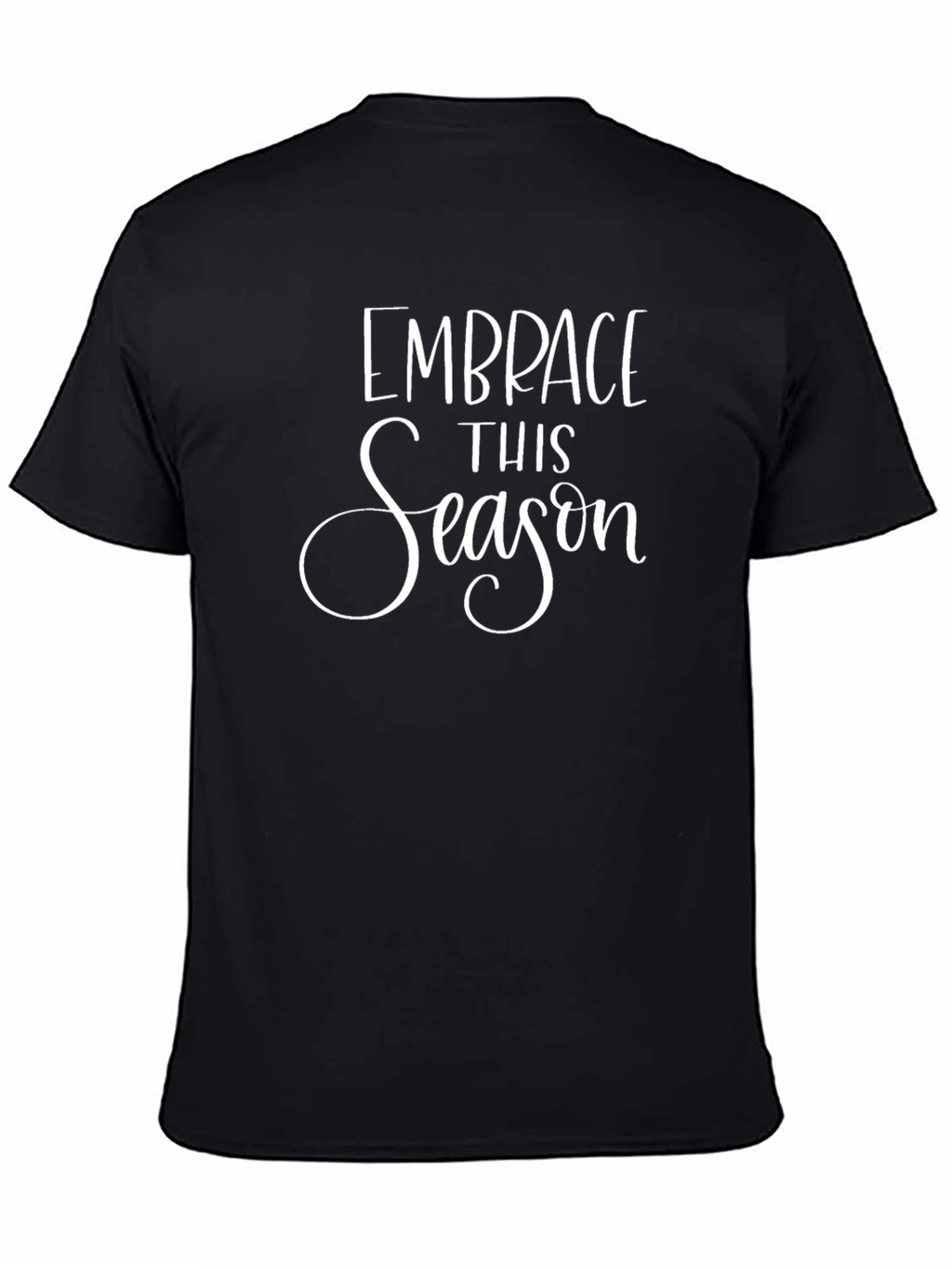 Embrace This Season Black Graphic T-Shirt
