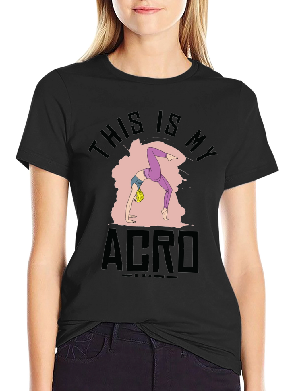 Acro Yoga Black T-Shirt