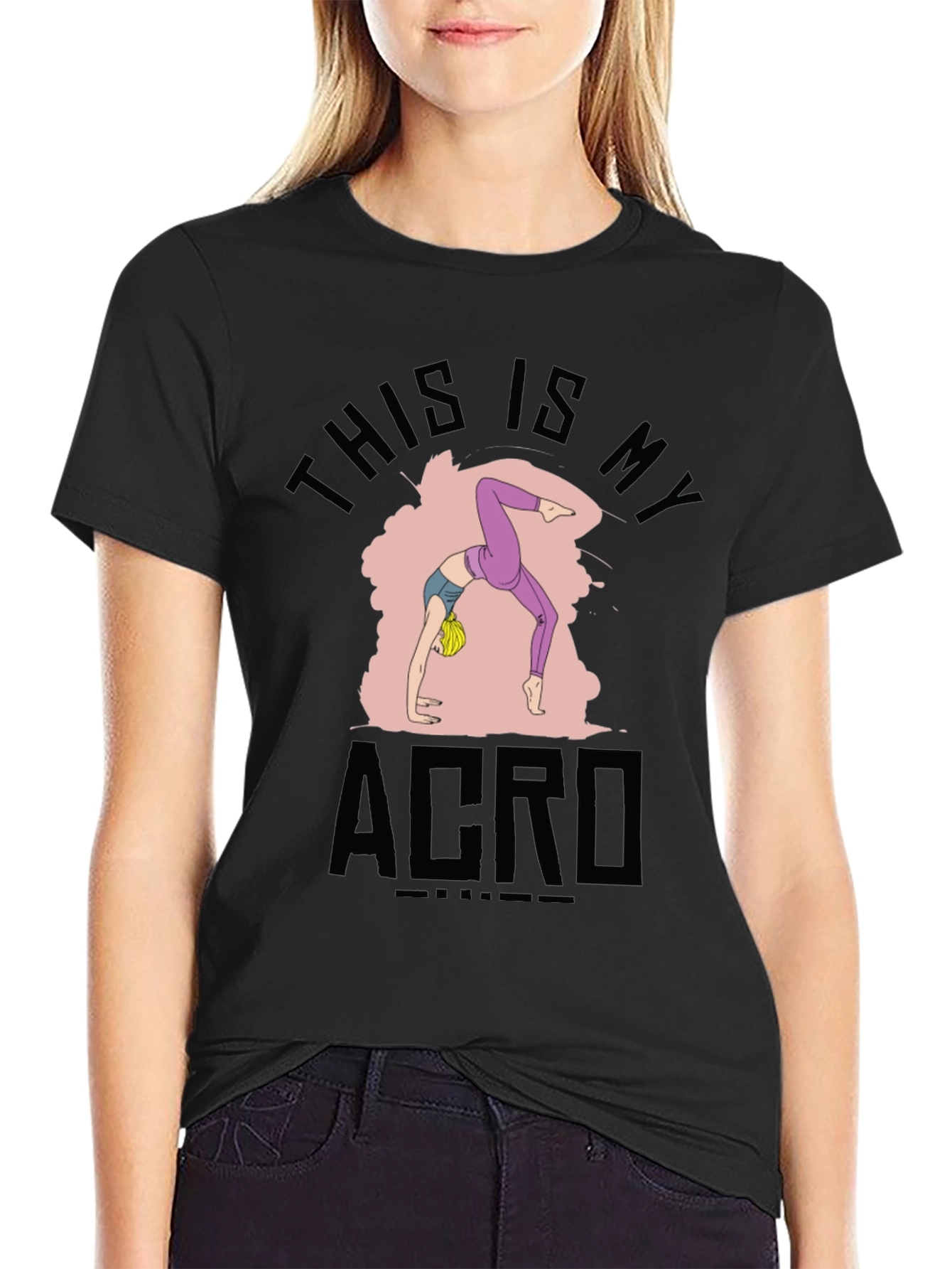 Acro Yoga Black T-Shirt