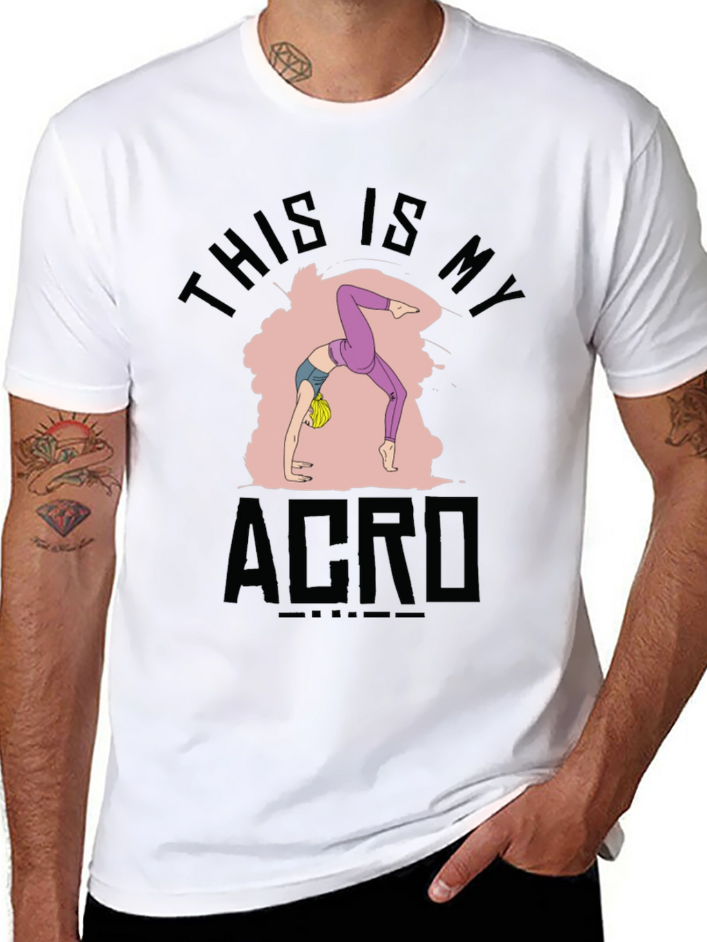 Acro Yoga Black T-Shirt