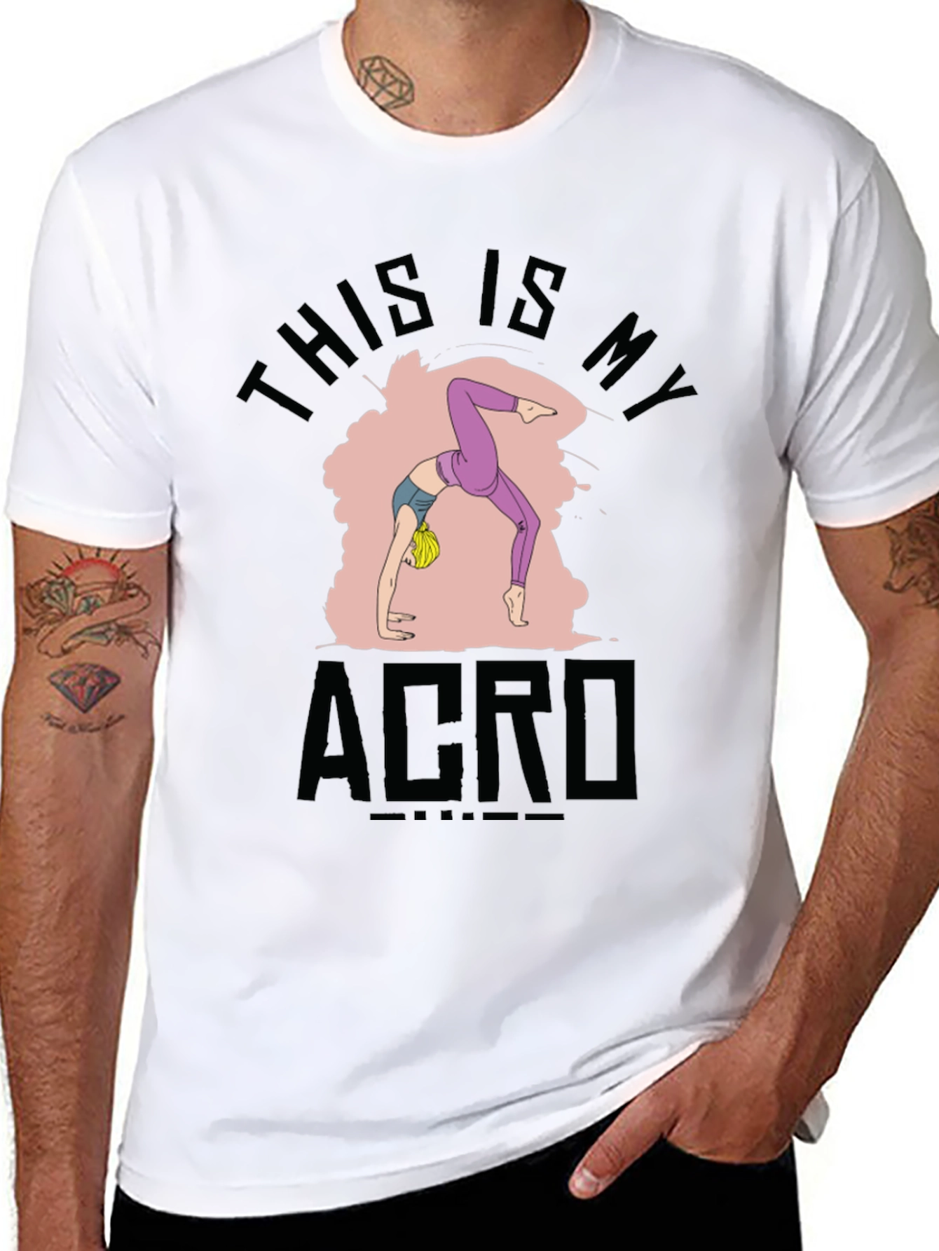 Acro Yoga Black T-Shirt