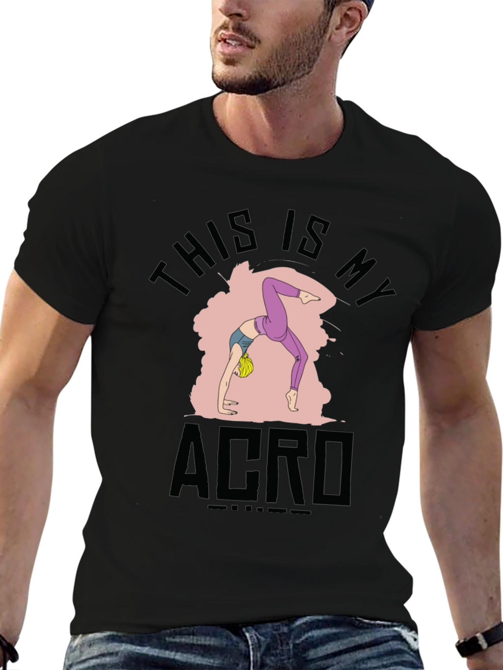 Acro Yoga Black T-Shirt