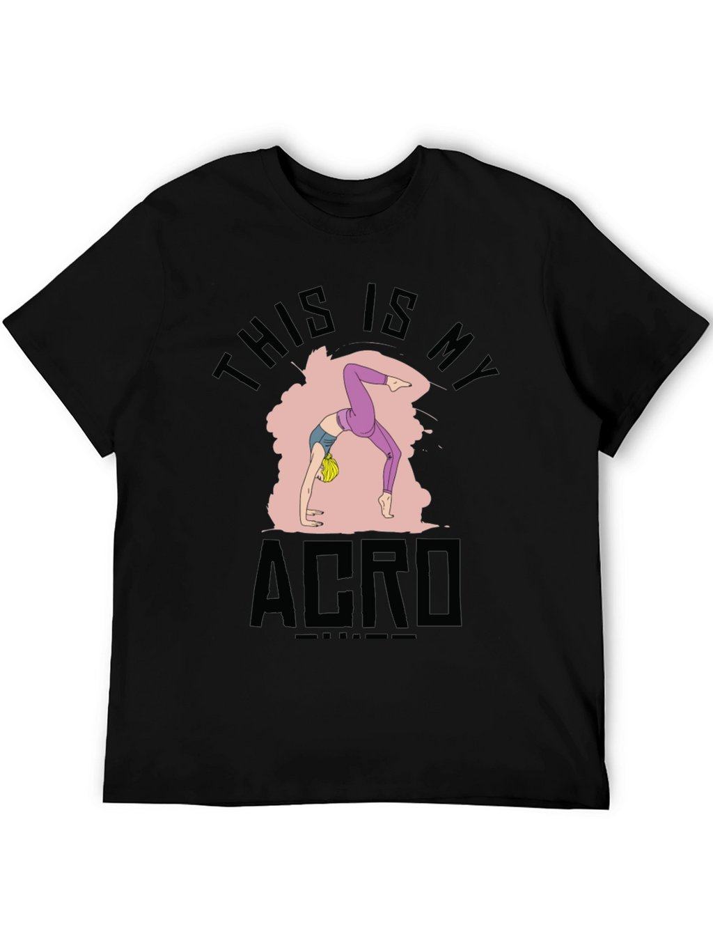 Acro Yoga Black T-Shirt