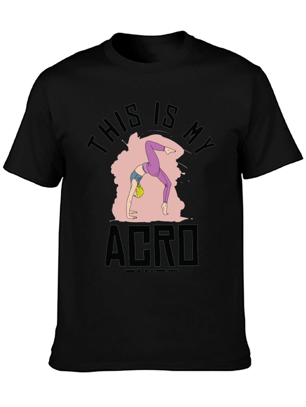 Acro Yoga Black T-Shirt
