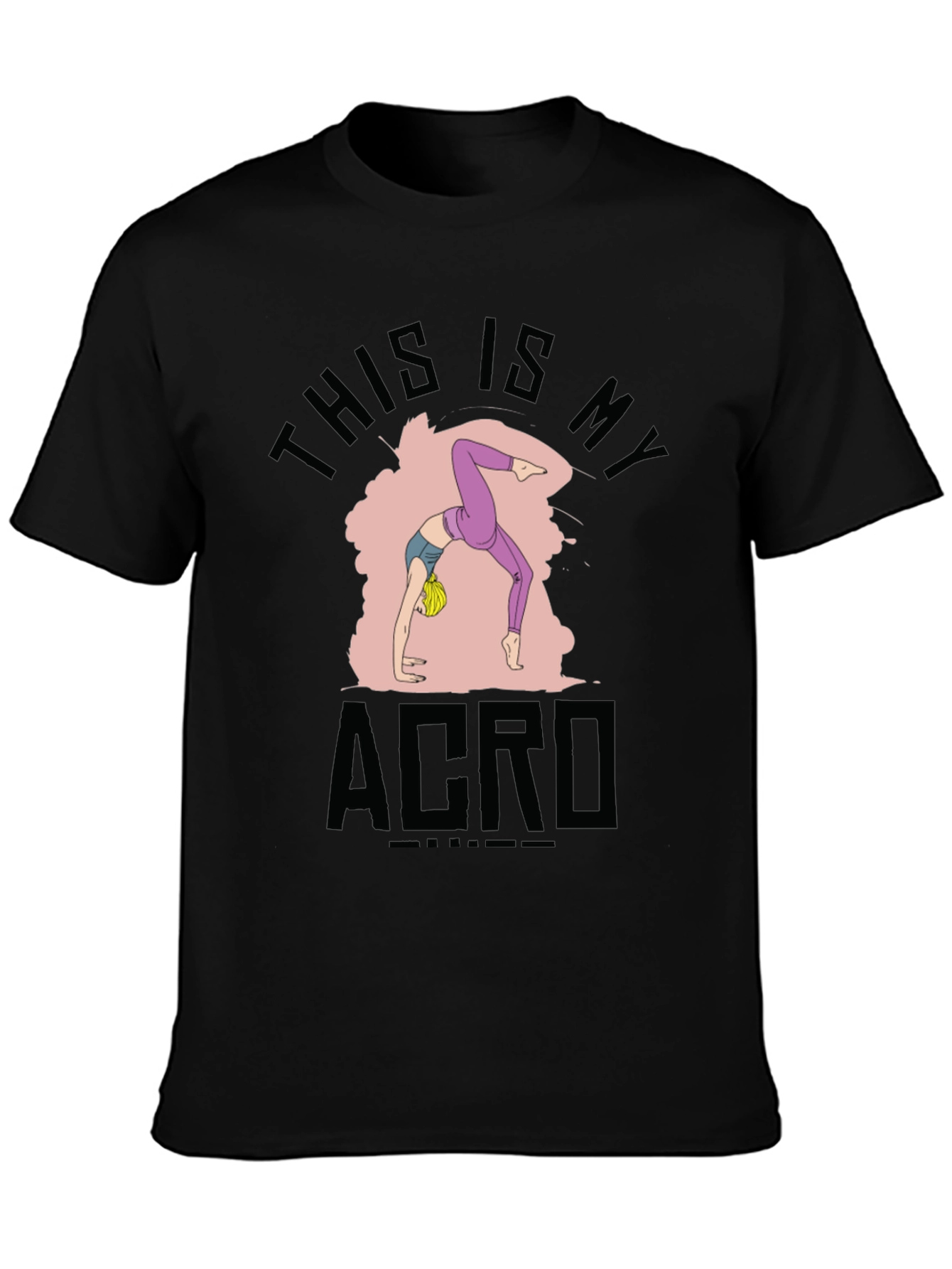 Acro Yoga Black T-Shirt