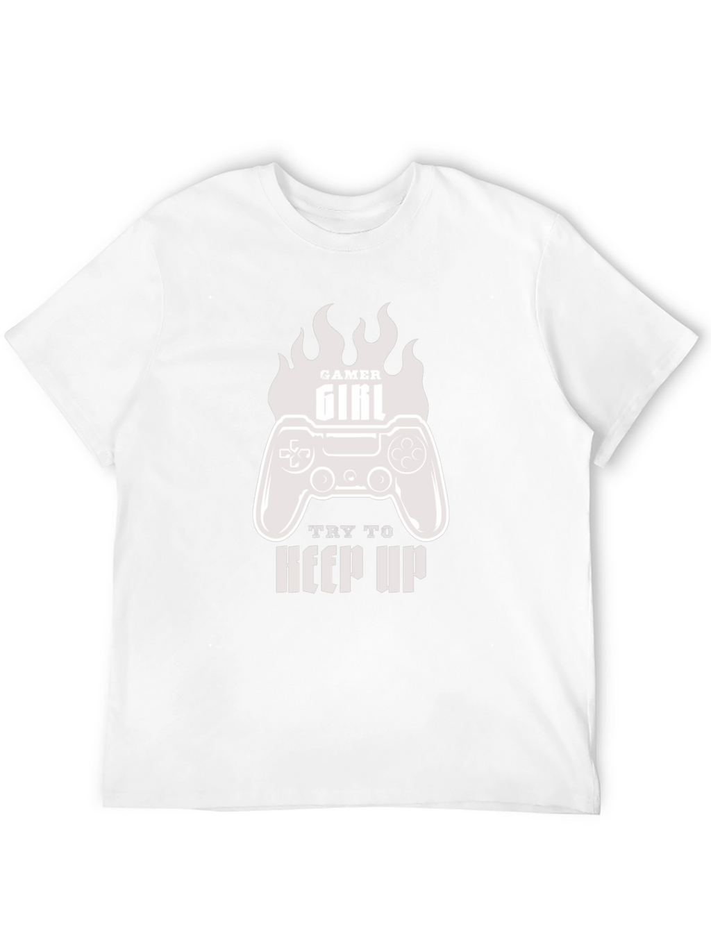 Gamer Girl Try To Keep Up Black T-Shirt