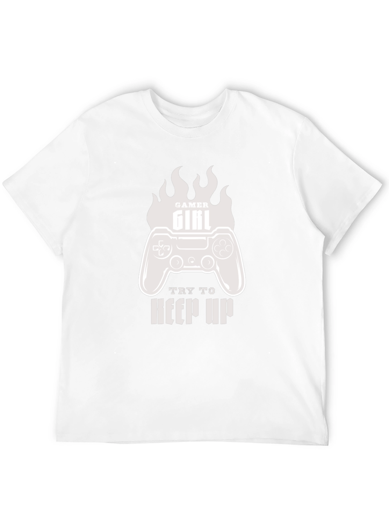 Gamer Girl Try To Keep Up Black T-Shirt