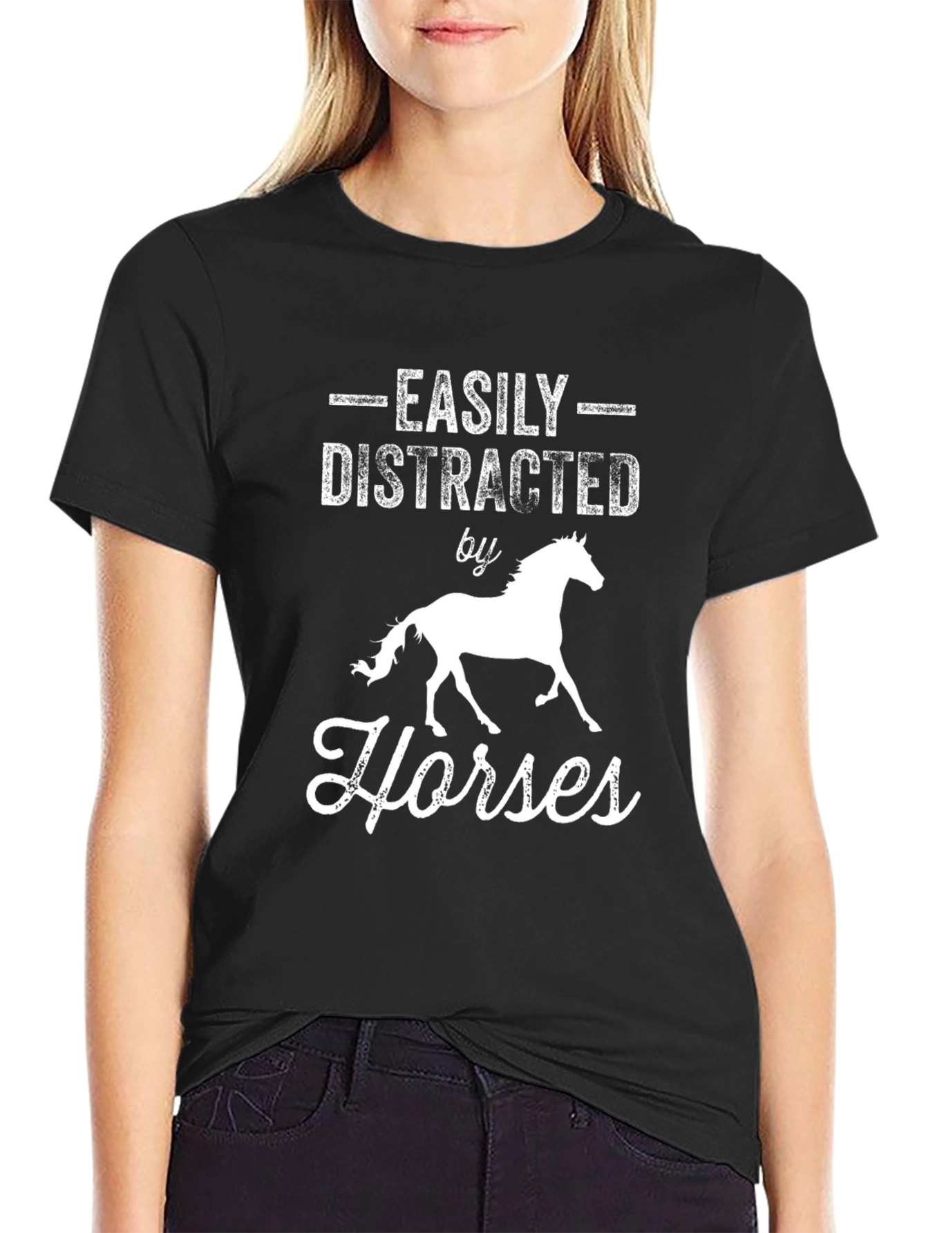 Easily Distracted by Horses T-Shirt