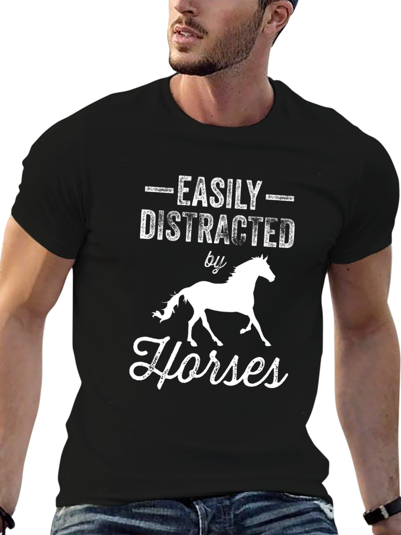 Easily Distracted by Horses T-Shirt