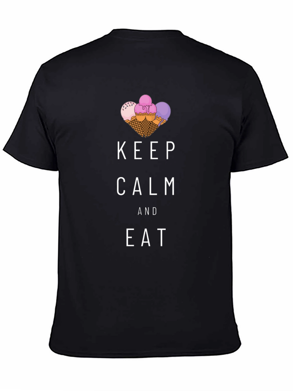 Keep Calm and Eat Ice Cream T-Shirt