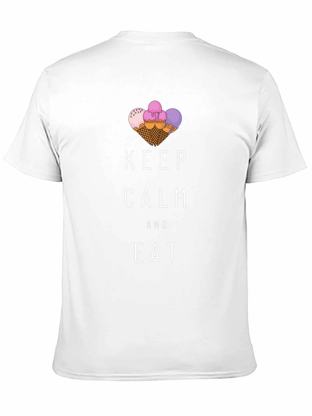 Keep Calm and Eat Ice Cream T-Shirt