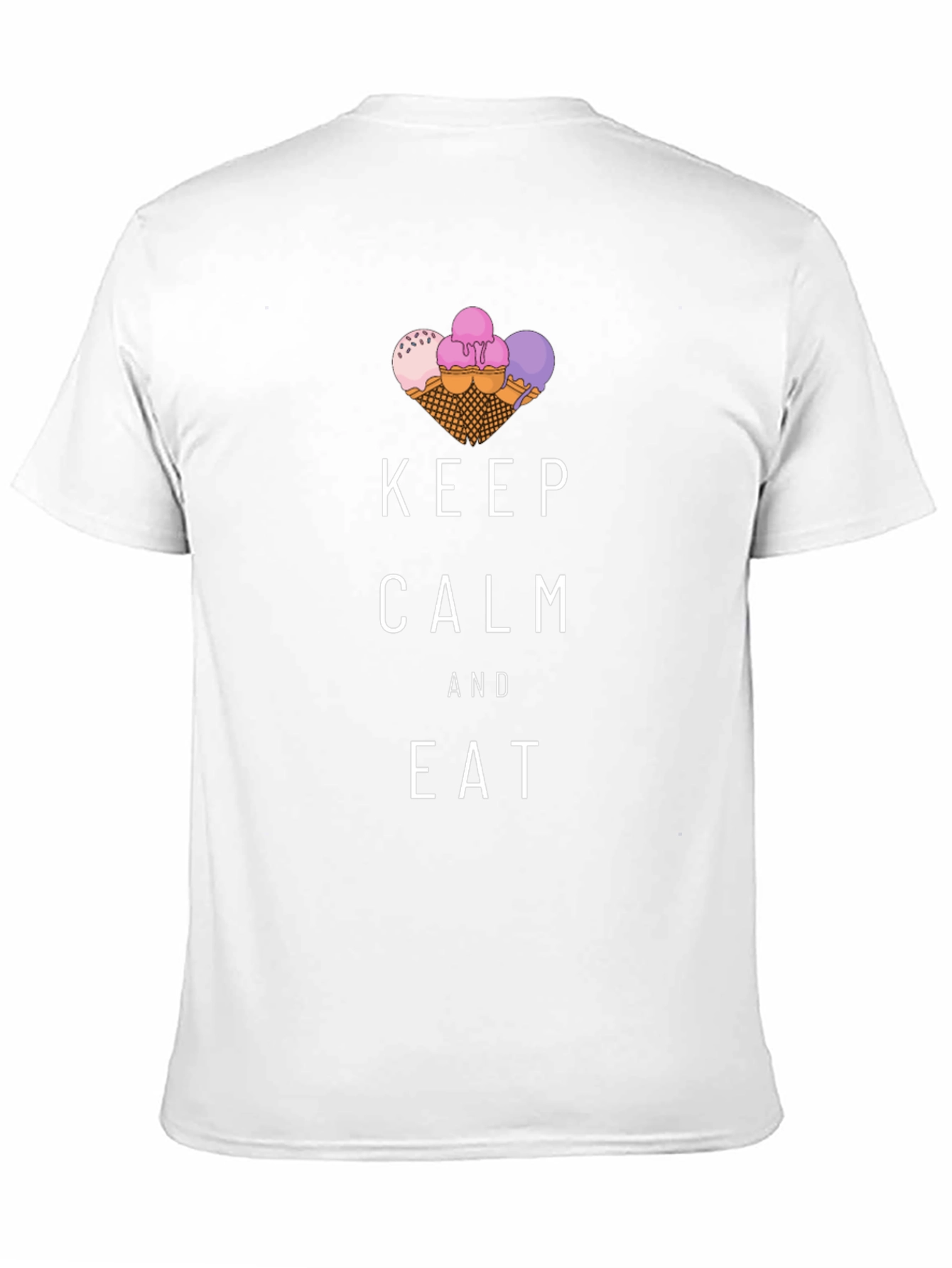 Keep Calm and Eat Ice Cream T-Shirt