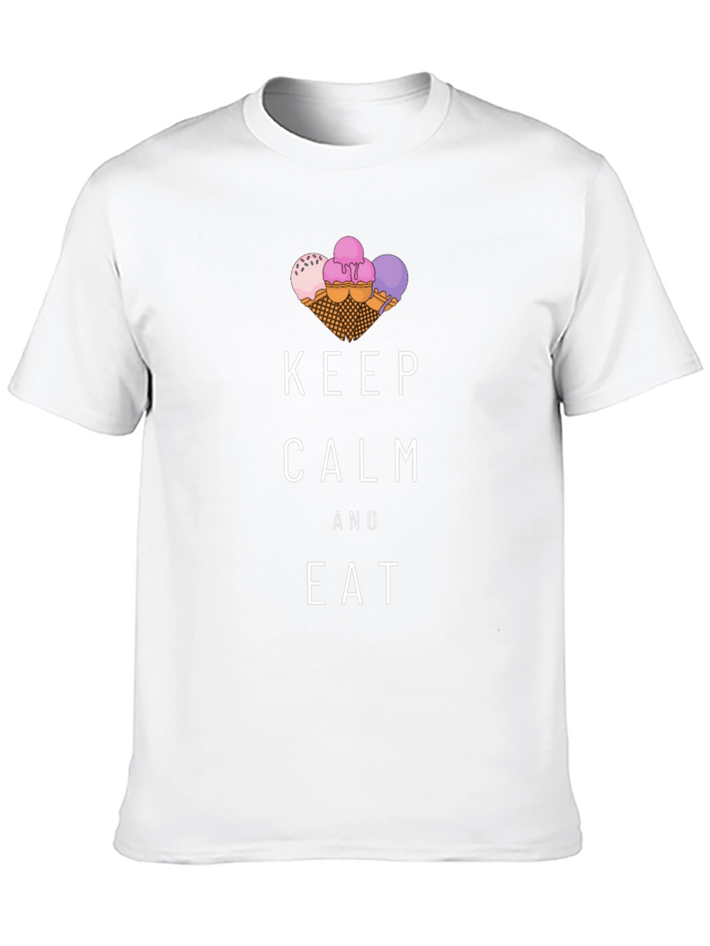 Keep Calm and Eat Ice Cream T-Shirt