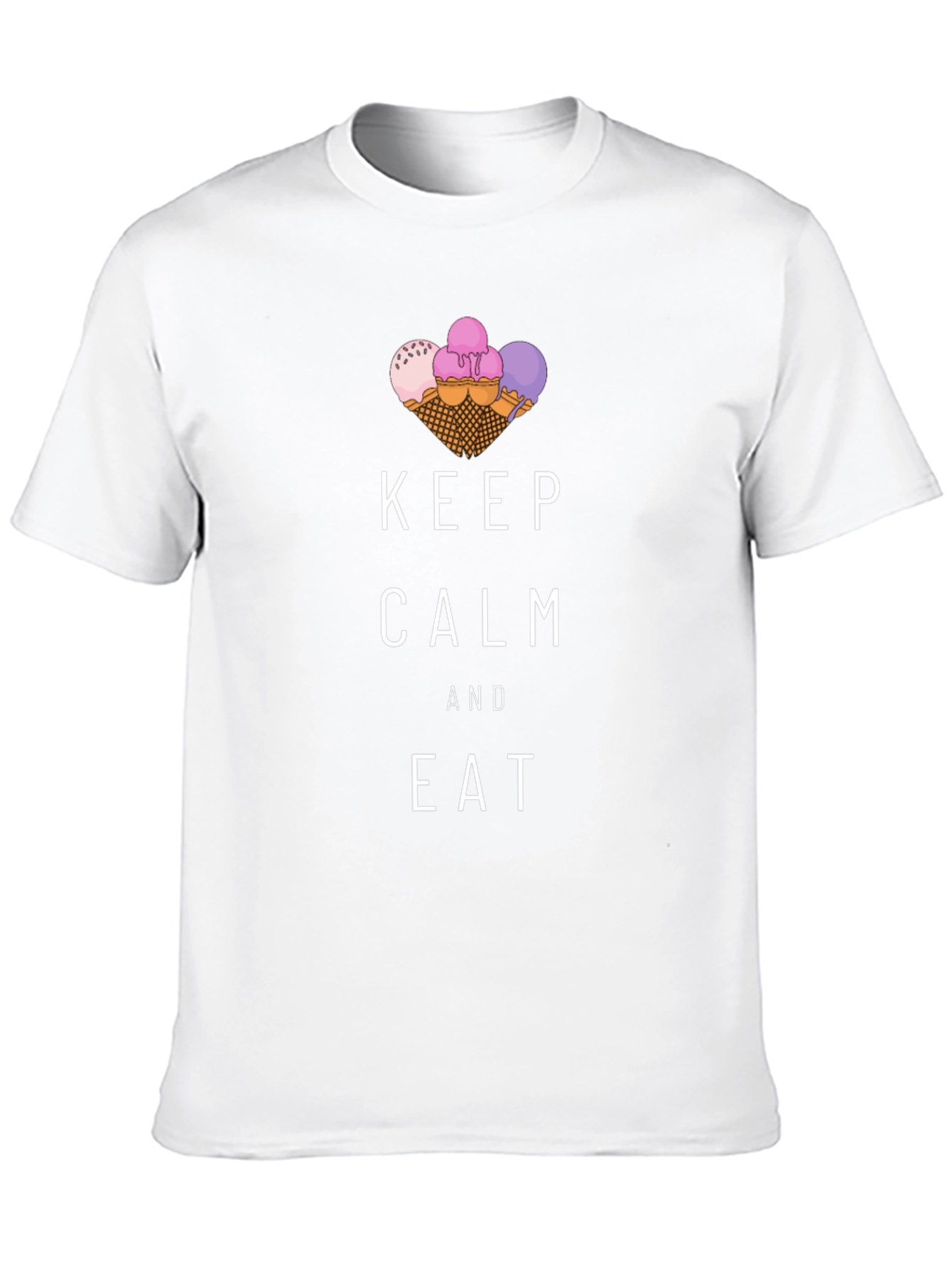 Keep Calm and Eat Ice Cream T-Shirt