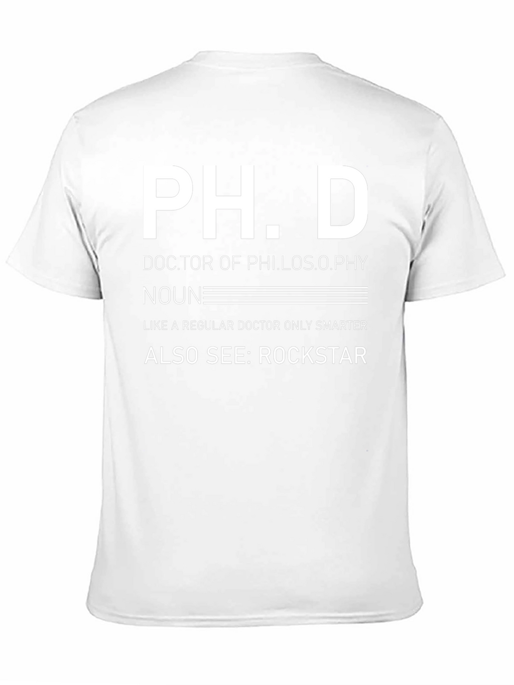 Ph.D. Definition Black T-Shirt