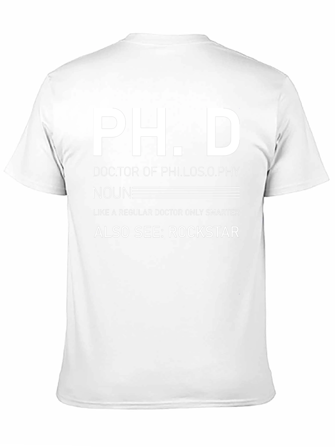 Ph.D. Definition Black T-Shirt