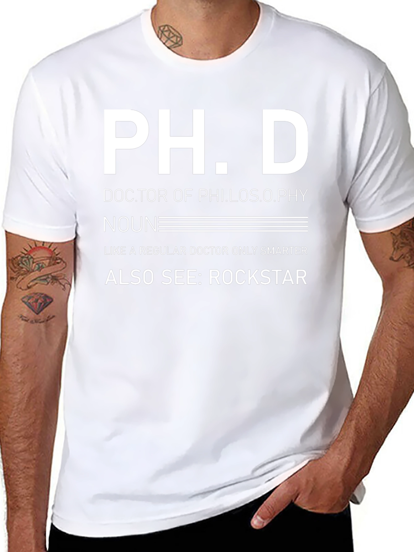 Ph.D. Definition Black T-Shirt