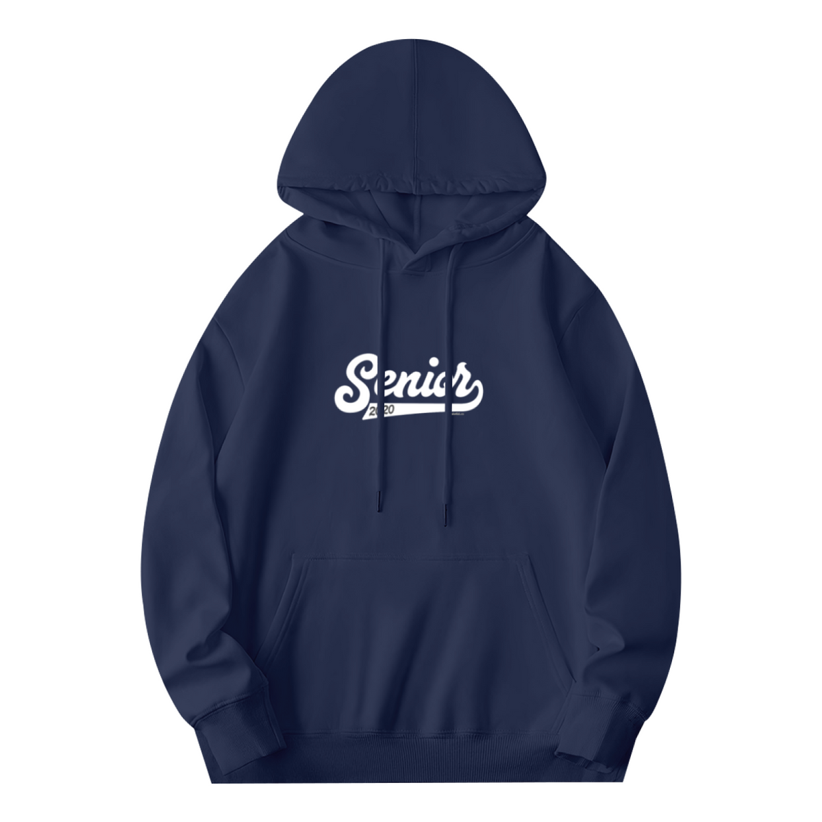 "Senior" Hoodie - Quote Typography Graphic Sweatshirt for Statement Makers
