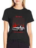 Tokyo Drive Car Graphic Black T-Shirt