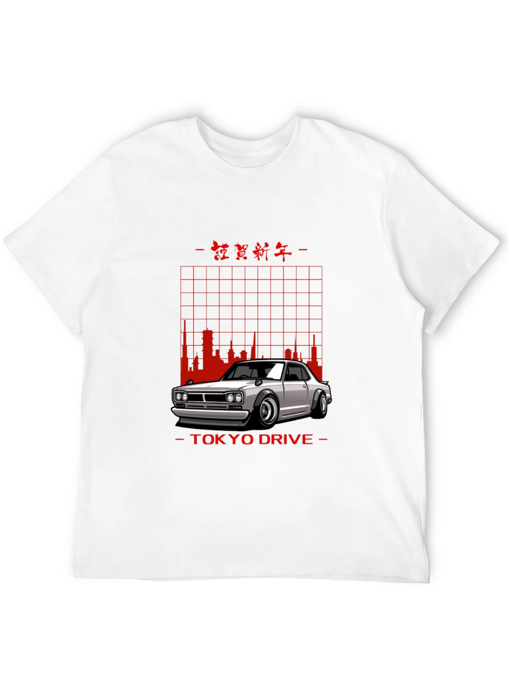 Tokyo Drive Car Graphic Black T-Shirt