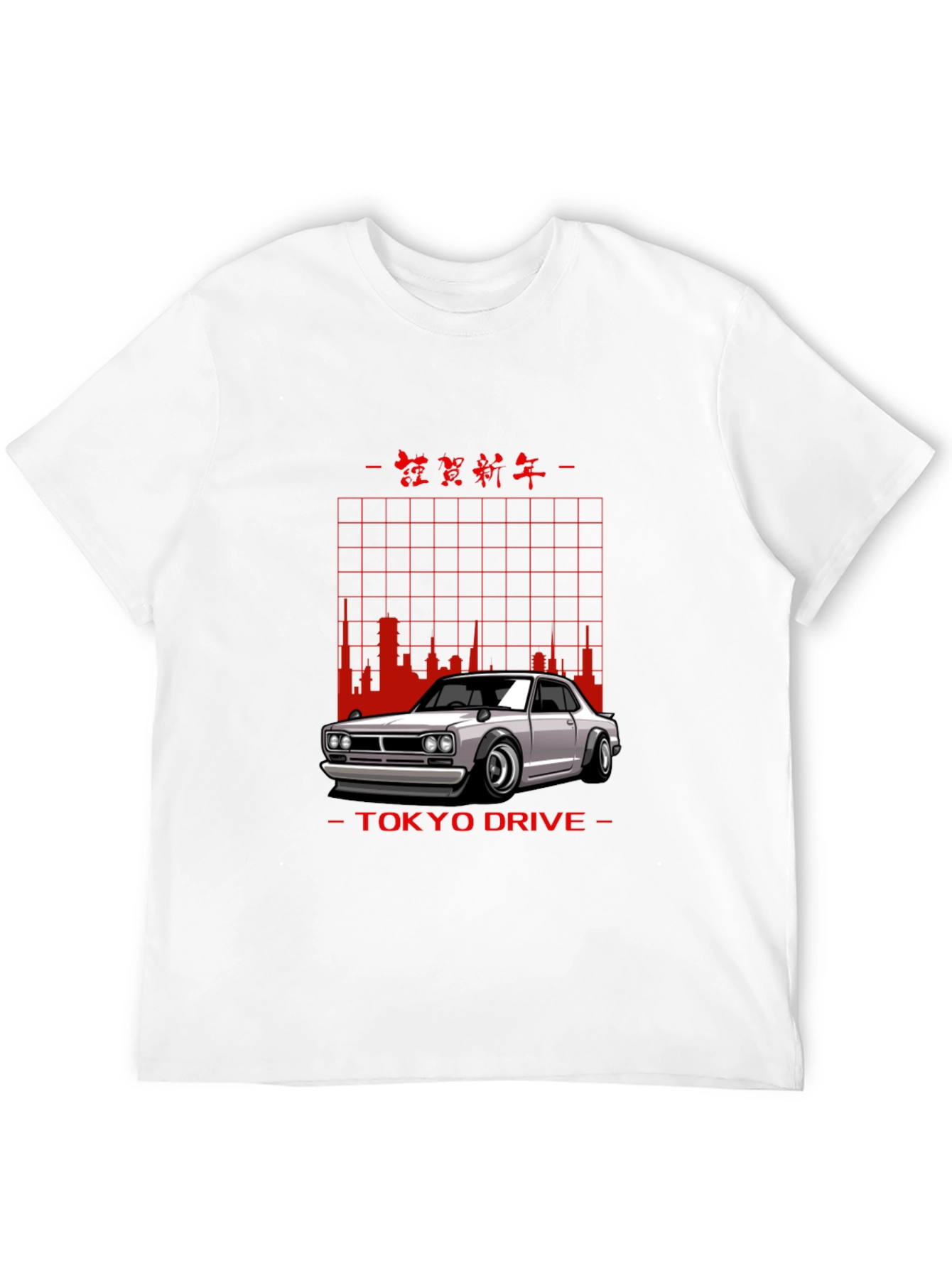 Tokyo Drive Car Graphic Black T-Shirt