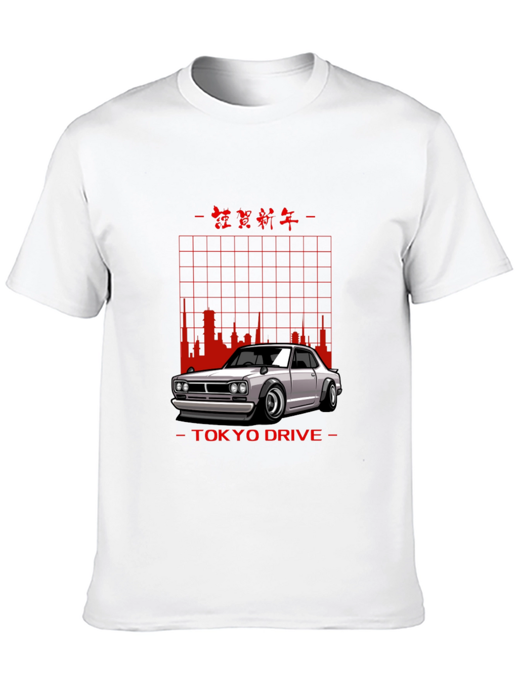 Tokyo Drive Car Graphic Black T-Shirt