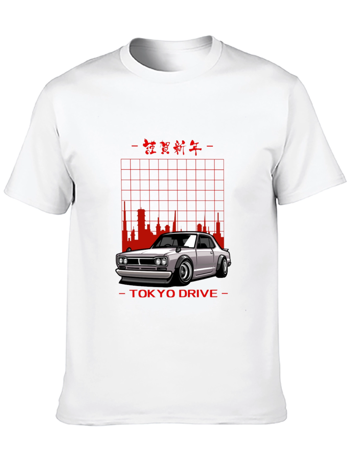 Tokyo Drive Car Graphic Black T-Shirt
