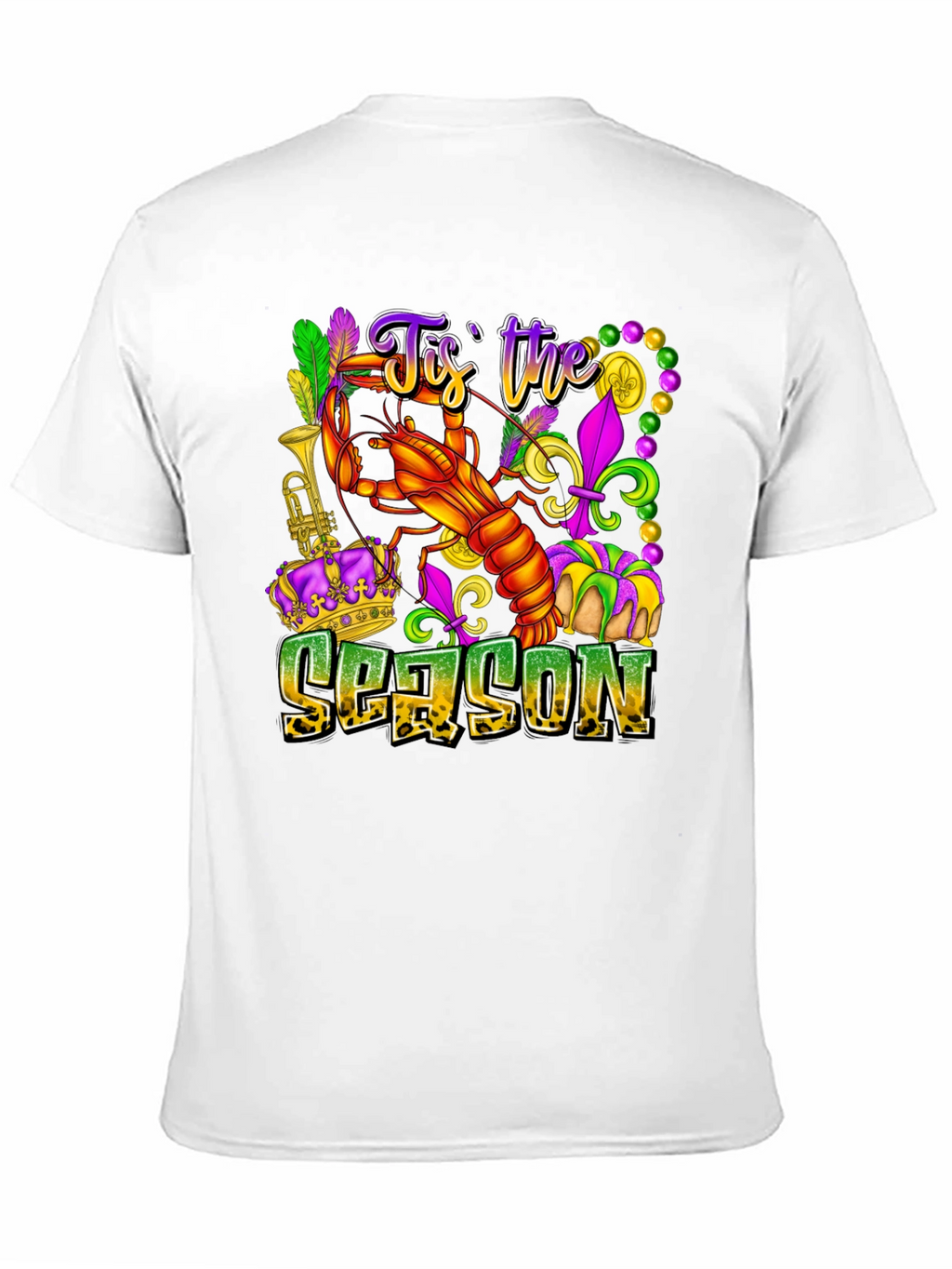 Mardi Gras Lobster T-Shirt - Tis the Season