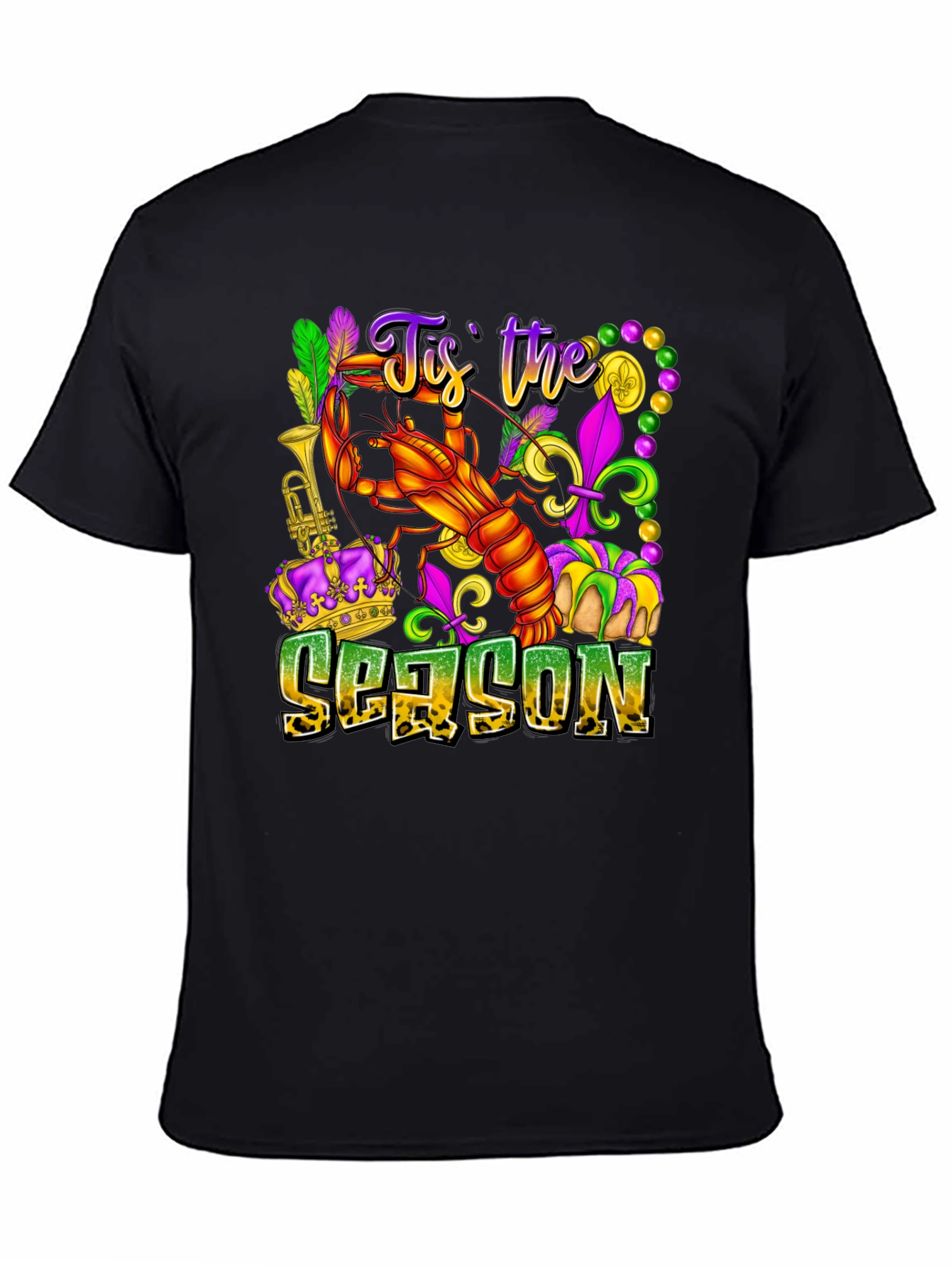 Mardi Gras Lobster T-Shirt - Tis the Season