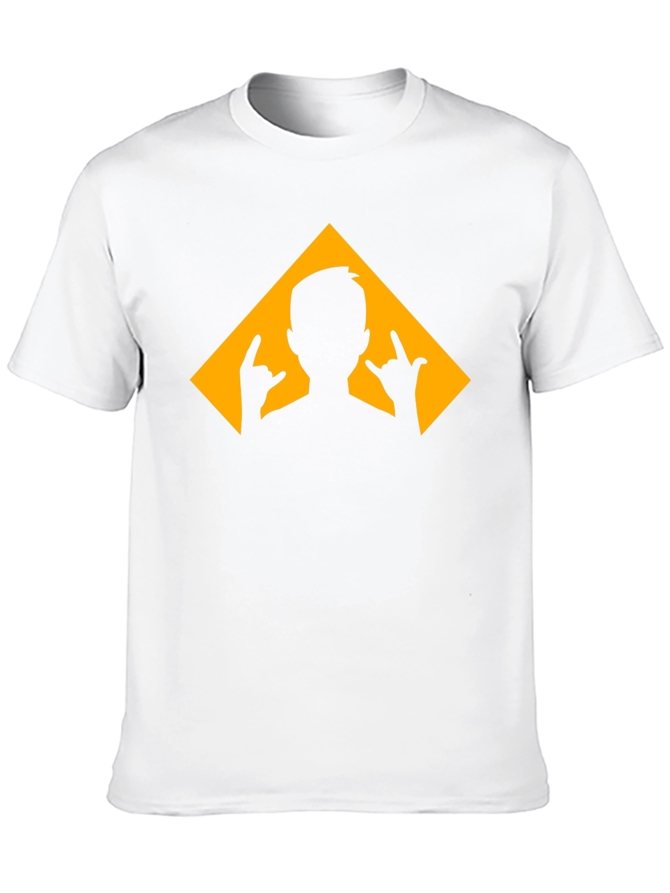 Rock On Triangle Graphic Tee - Black T-Shirt