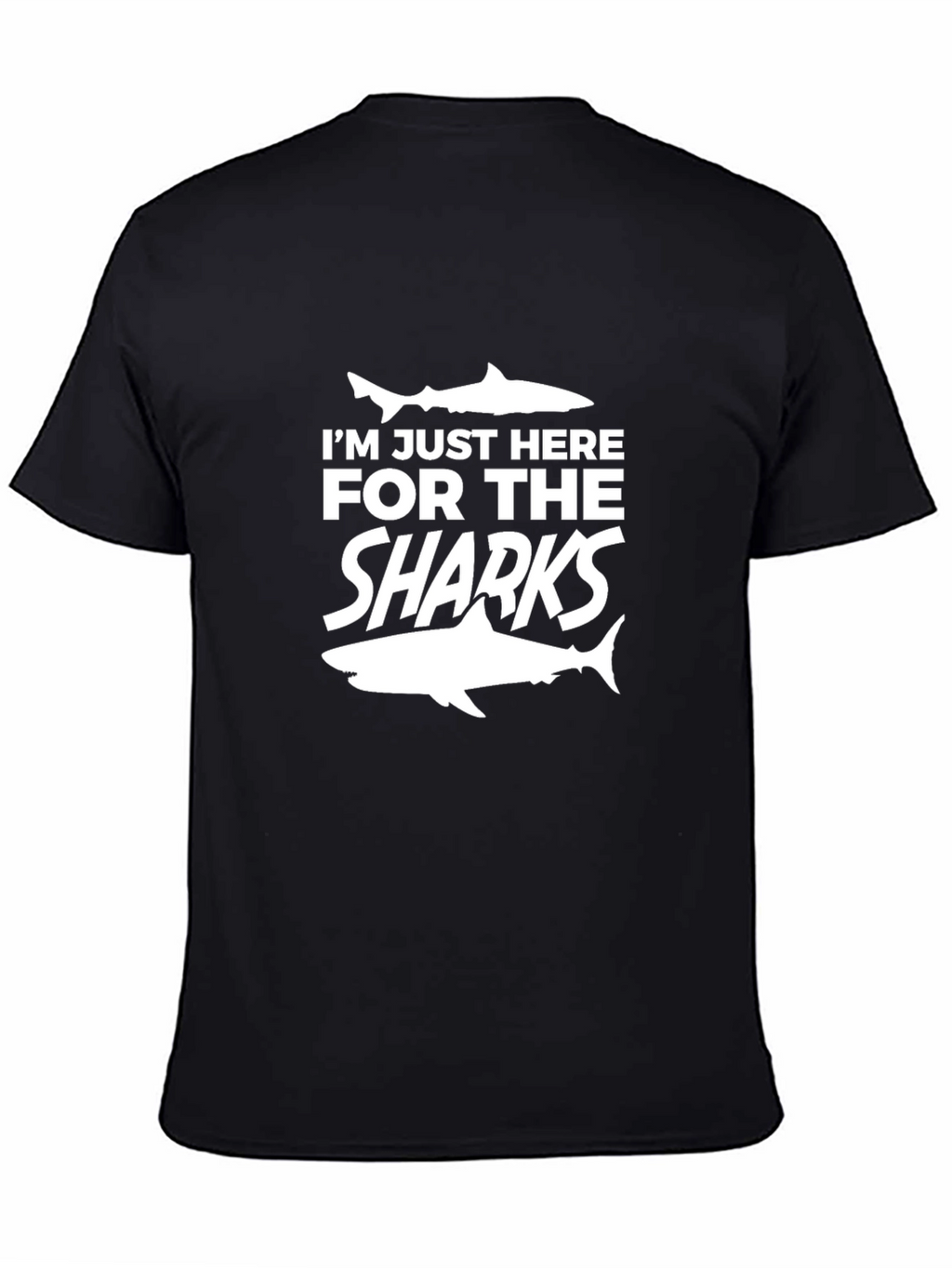 Im Just Here For The Sharks Graphic Tee