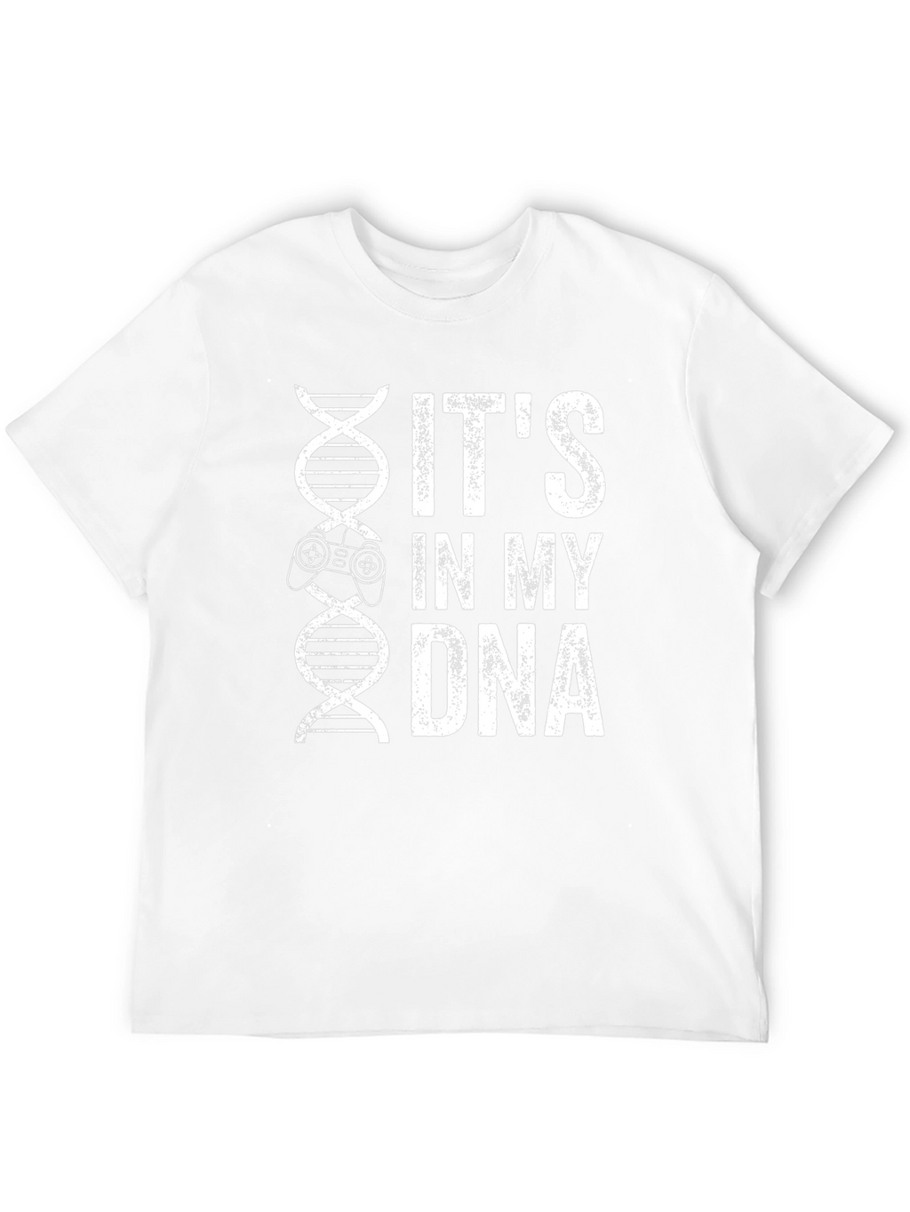 Gamer DNA T-Shirt - Black Cotton Graphic Tee
