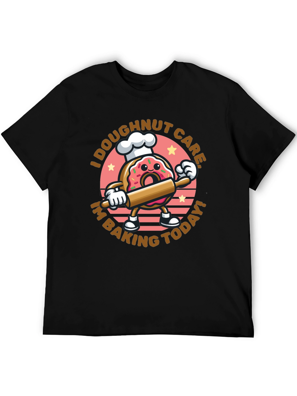 I Doughnut Care Baking T-Shirt Funny Baking Tee