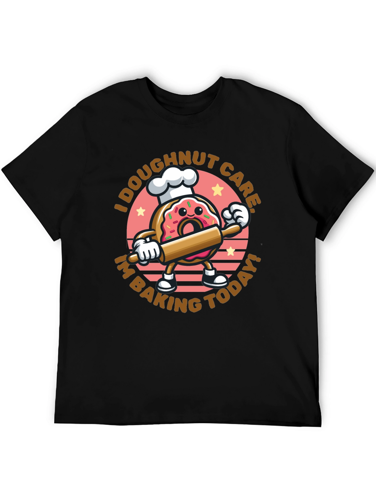I Doughnut Care Baking T-Shirt Funny Baking Tee