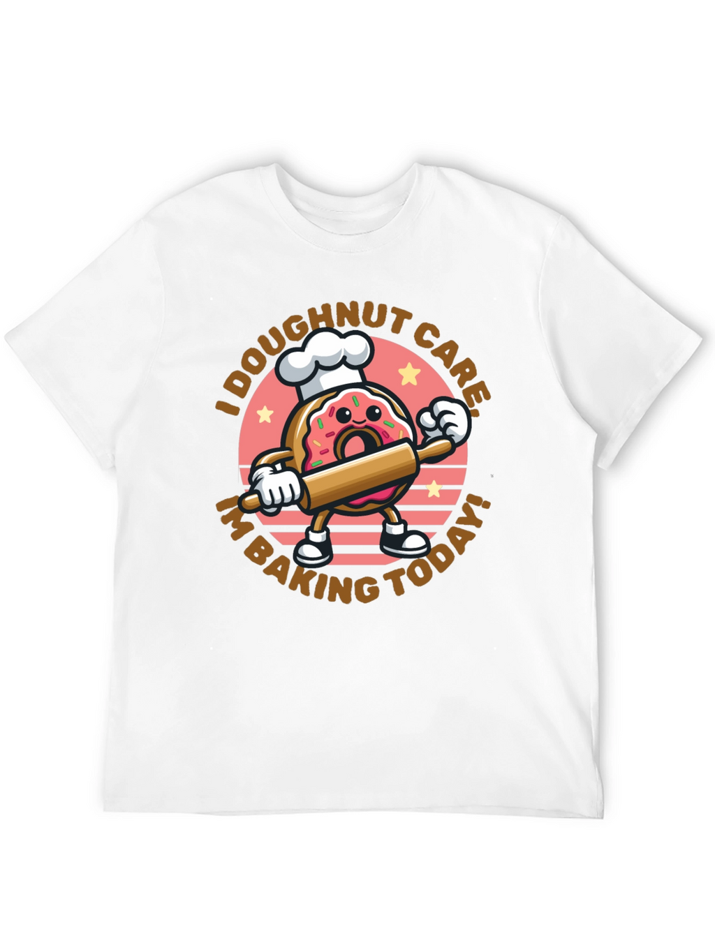 I Doughnut Care Baking T-Shirt Funny Baking Tee