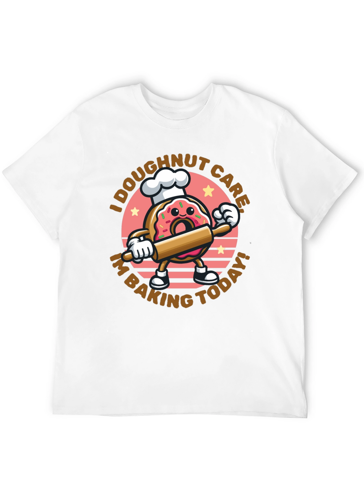 I Doughnut Care Baking T-Shirt Funny Baking Tee
