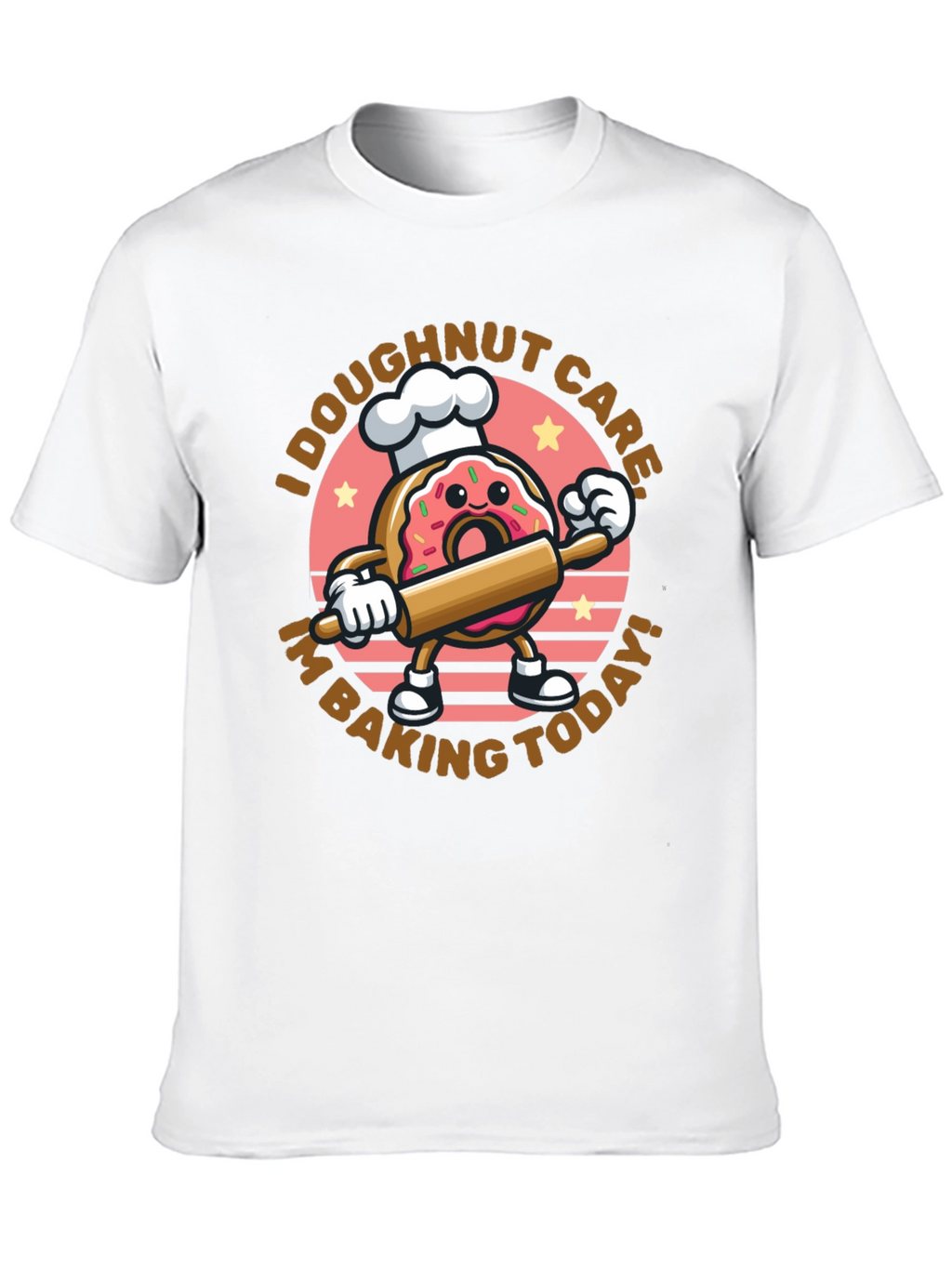 I Doughnut Care Baking T-Shirt Funny Baking Tee