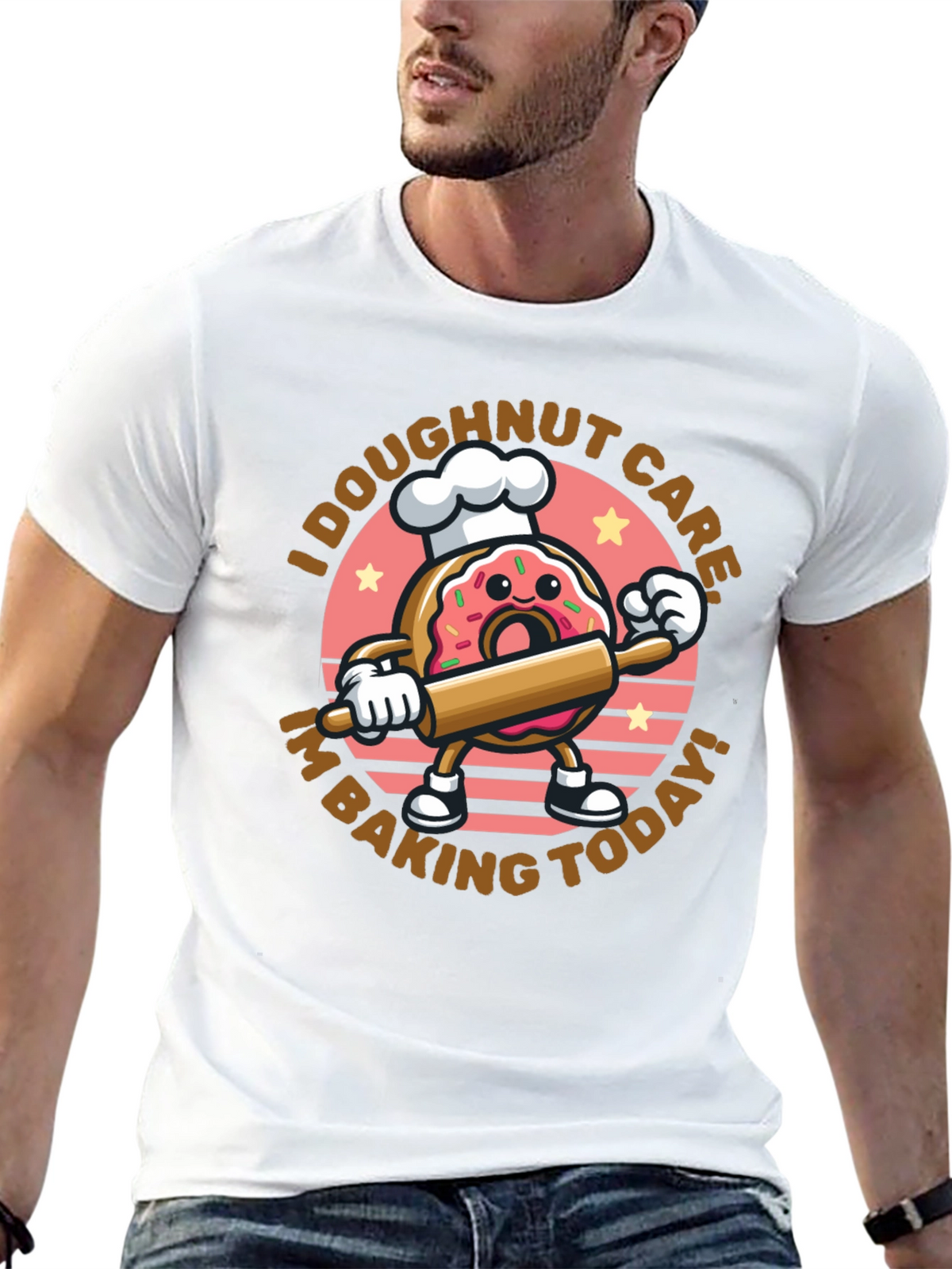 I Doughnut Care Baking T-Shirt Funny Baking Tee