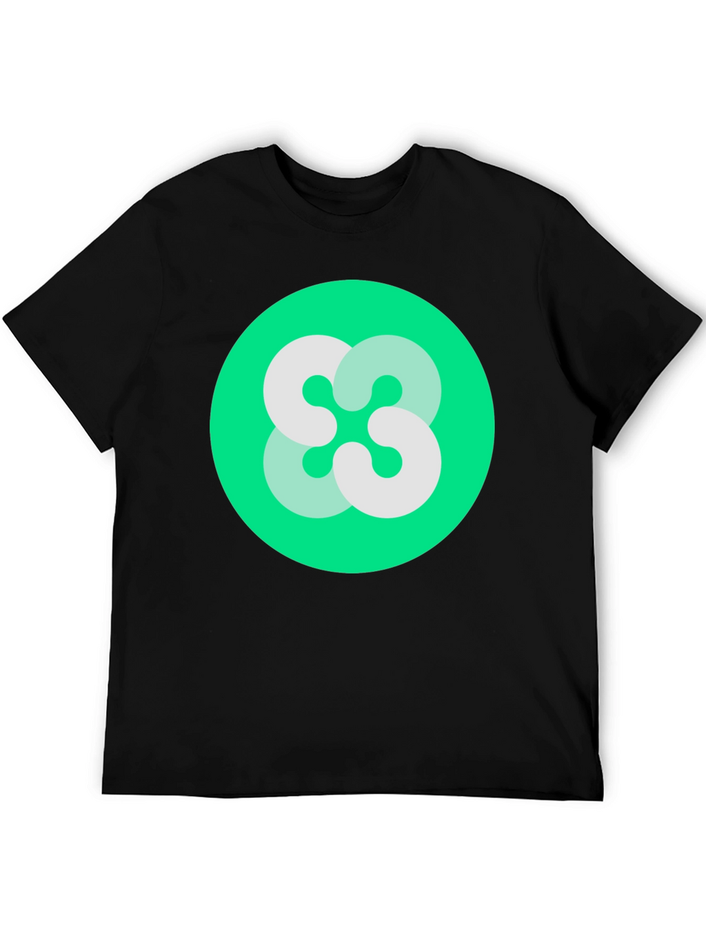 Abstract Logo Black T-Shirt