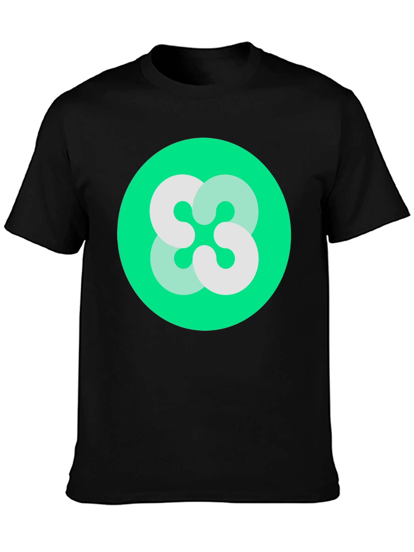 Abstract Logo Black T-Shirt