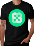 Abstract Logo Black T-Shirt