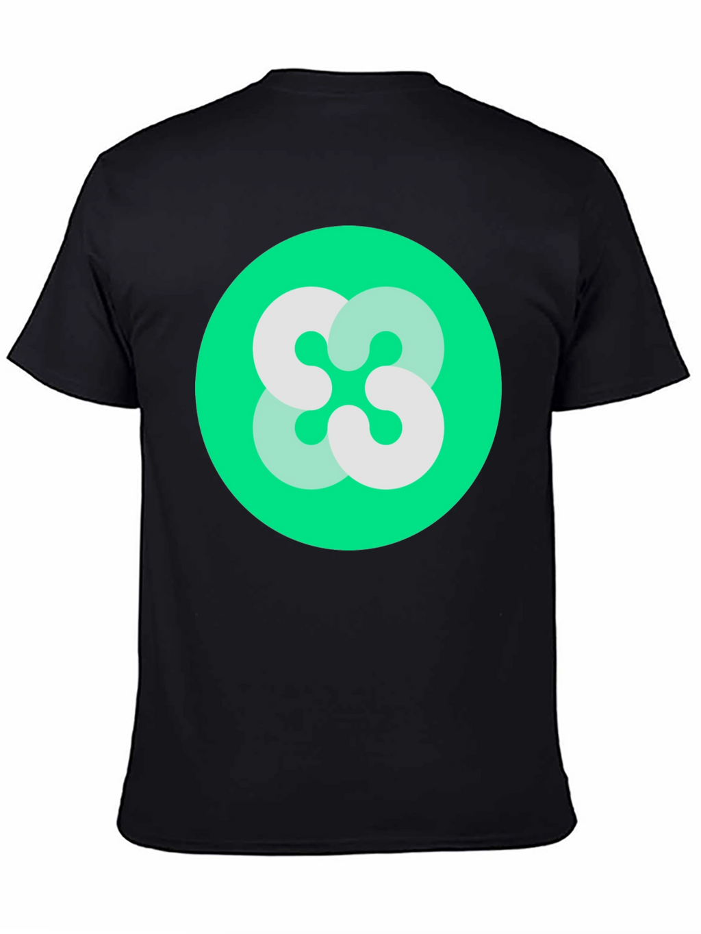 Abstract Logo Black T-Shirt