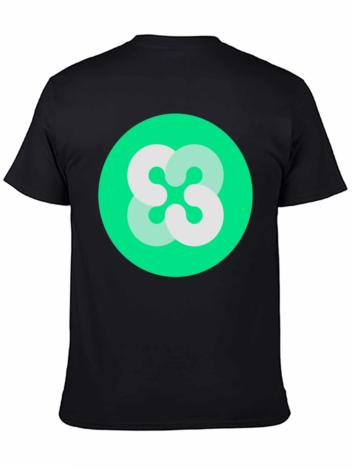 Abstract Logo Black T-Shirt