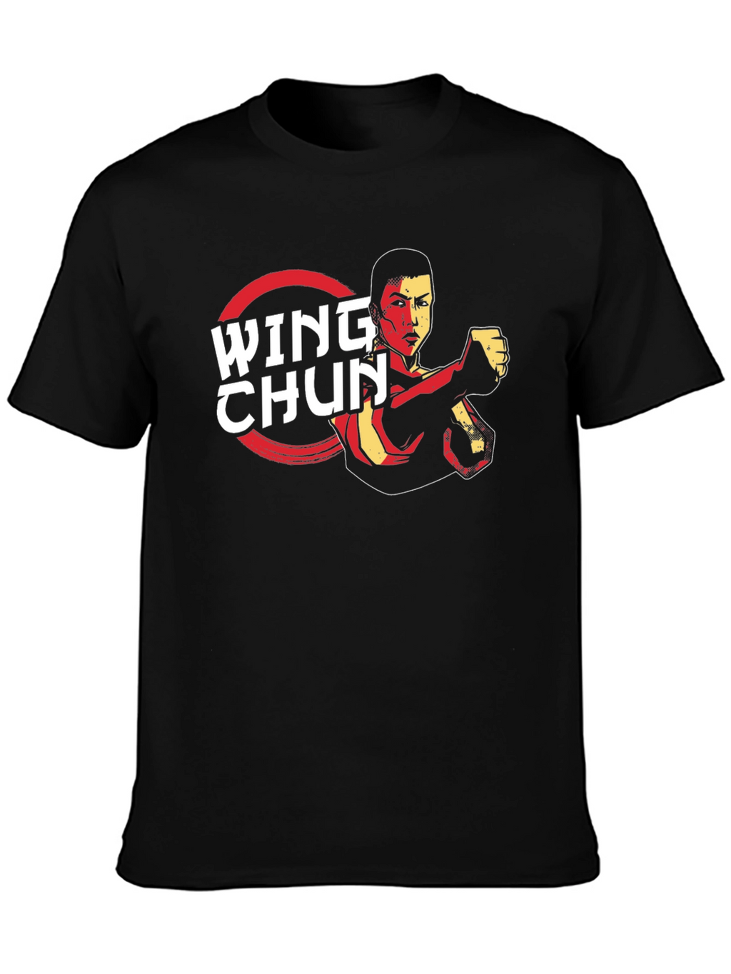 Wing Chun Martial Arts T-Shirt - Black