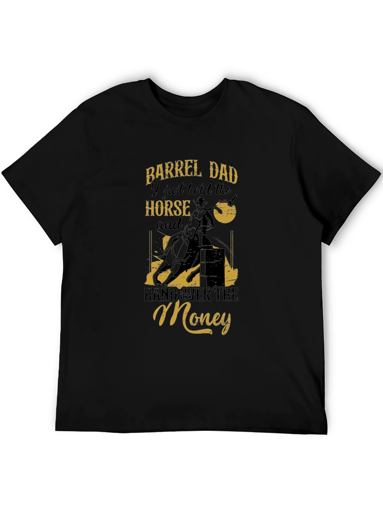 Barrel Dad Horse T-Shirt - Funny Rodeo Tee