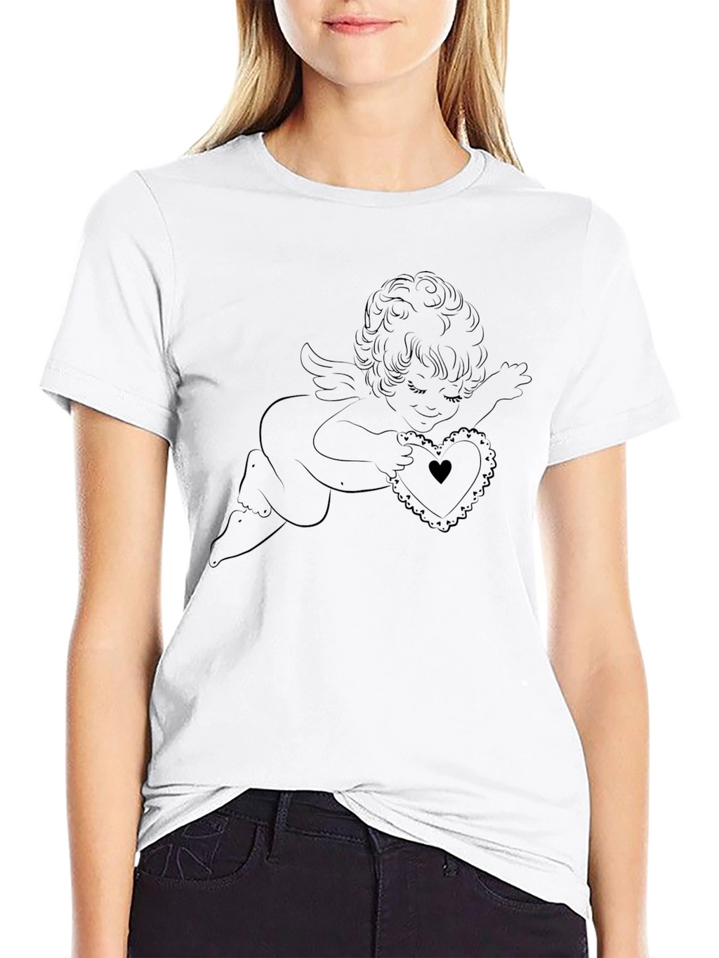 Cherub Heart Tee - Classic Style